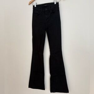 J Brand Black Flare Jeans